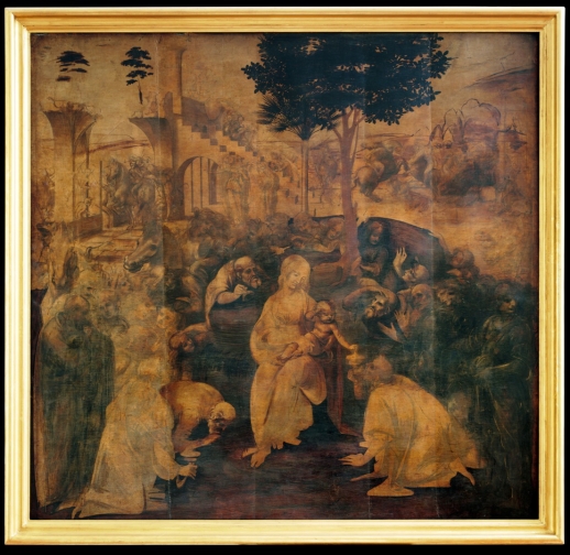Leonardo da Vinci, Adorazione dei Magi Inv. 1890 N.1594